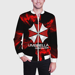 Бомбер мужской UMBRELLA CORP, цвет: 3D-белый — фото 2