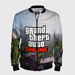 Бомбер мужской GTA Online, цвет: 3D-черный