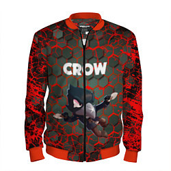 Бомбер мужской BRAWL STARS CROW, цвет: 3D-красный