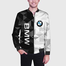 Бомбер мужской BMW, цвет: 3D-черный — фото 2