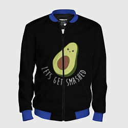 Бомбер мужской Авокадо, цвет: 3D-синий