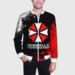 Бомбер мужской UMBRELLA CORPORATION, цвет: 3D-белый — фото 2