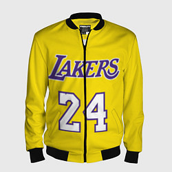 Бомбер мужской Kobe Bryant 24, цвет: 3D-черный