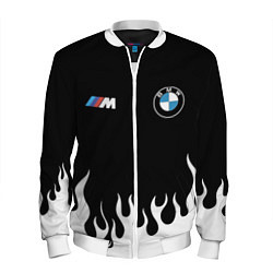 Бомбер мужской BMW БМВ, цвет: 3D-белый