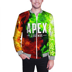 Бомбер мужской APEX LEGENDS, цвет: 3D-меланж — фото 2