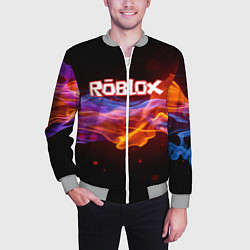 Бомбер мужской ROBLOX, цвет: 3D-меланж — фото 2