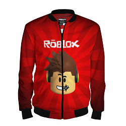 Бомбер мужской ROBLOX, цвет: 3D-черный