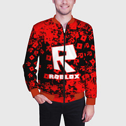 Бомбер мужской Roblox, цвет: 3D-красный — фото 2