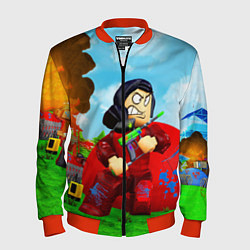 Бомбер мужской ROBLOX, цвет: 3D-красный