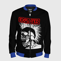 Бомбер мужской The Exploited, цвет: 3D-синий
