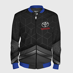 Бомбер мужской TOYOTA, цвет: 3D-синий