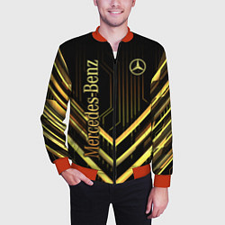 Бомбер мужской Mercedes-Benz, цвет: 3D-красный — фото 2