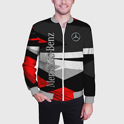 Бомбер мужской Mercedes-Benz, цвет: 3D-меланж — фото 2