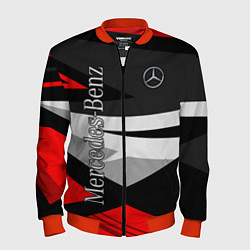 Бомбер мужской Mercedes-Benz, цвет: 3D-красный