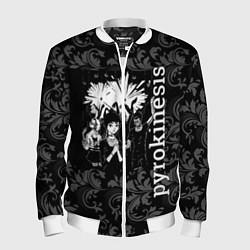 Бомбер мужской Pyrokinesis, цвет: 3D-белый