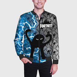Бомбер мужской ЪУЪ FORTNITE, цвет: 3D-черный — фото 2
