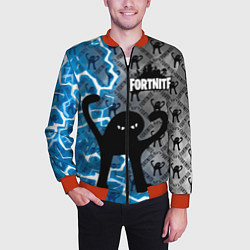 Бомбер мужской ЪУЪ FORTNITE, цвет: 3D-красный — фото 2