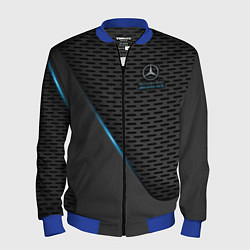 Бомбер мужской Mercedes-AMG, цвет: 3D-синий