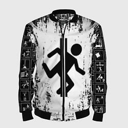 Бомбер мужской PORTAL, цвет: 3D-черный