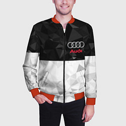 Бомбер мужской AUDI, цвет: 3D-красный — фото 2