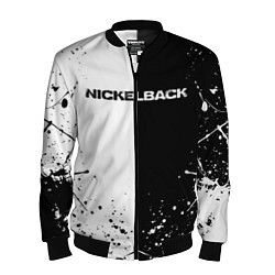 Бомбер мужской Nickelback, цвет: 3D-черный