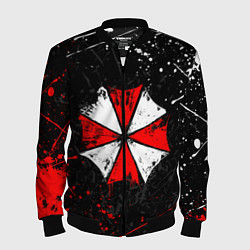 Бомбер мужской RESIDENT EVIL UMBRELLA, цвет: 3D-черный