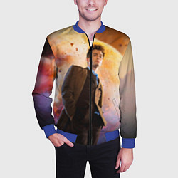 Бомбер мужской DOCTOR WHO, цвет: 3D-синий — фото 2