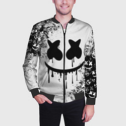 Бомбер мужской Marshmello, цвет: 3D-черный — фото 2