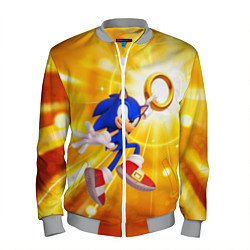 Бомбер мужской Sonic, цвет: 3D-меланж