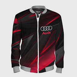 Бомбер мужской AUDI, цвет: 3D-меланж