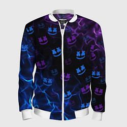 Бомбер мужской Marshmello, цвет: 3D-белый