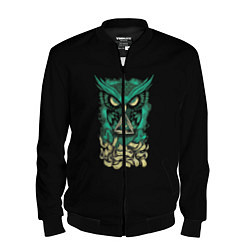 Бомбер мужской Owl 1, цвет: 3D-черный