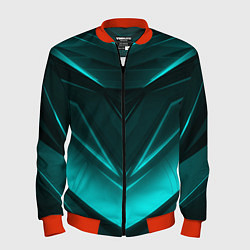 Мужской бомбер NEON GEOMETRY STRIPES