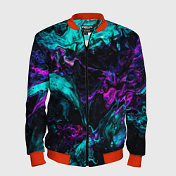 Бомбер мужской ABSTRACT, цвет: 3D-красный