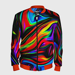Бомбер мужской ABSTRACT, цвет: 3D-красный