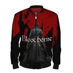 Бомбер мужской Bloodborne, цвет: 3D-черный