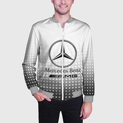 Бомбер мужской Mercedes-Benz, цвет: 3D-меланж — фото 2