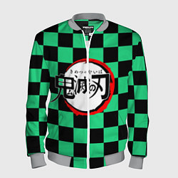 Бомбер мужской KIMETSU NO YAIBA, цвет: 3D-меланж