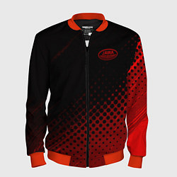 Бомбер мужской JAWA, цвет: 3D-красный