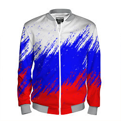 Бомбер мужской Россия, цвет: 3D-меланж