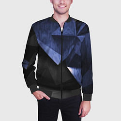 Бомбер мужской GEOMETRY DARK, цвет: 3D-черный — фото 2