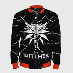 Бомбер мужской The Witcher, цвет: 3D-красный