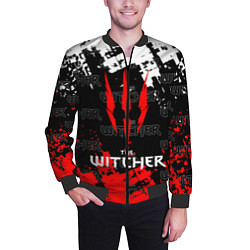 Бомбер мужской The Witcher, цвет: 3D-черный — фото 2