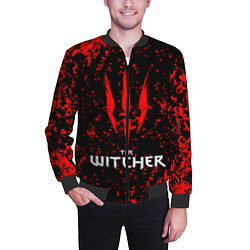 Бомбер мужской The Witcher, цвет: 3D-черный — фото 2