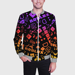 Бомбер мужской Roblox, цвет: 3D-меланж — фото 2