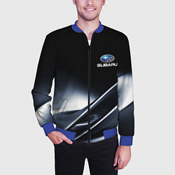 Бомбер мужской SUBARU, цвет: 3D-синий — фото 2