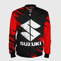 Бомбер мужской SUZUKI, цвет: 3D-черный