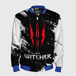 Бомбер мужской The Witcher, цвет: 3D-синий
