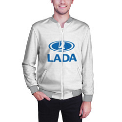 Бомбер мужской Lada, цвет: 3D-меланж — фото 2