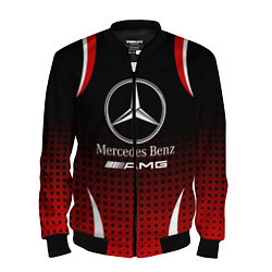 Бомбер мужской Mercedes-Benz цвета 3D-черный — фото 1